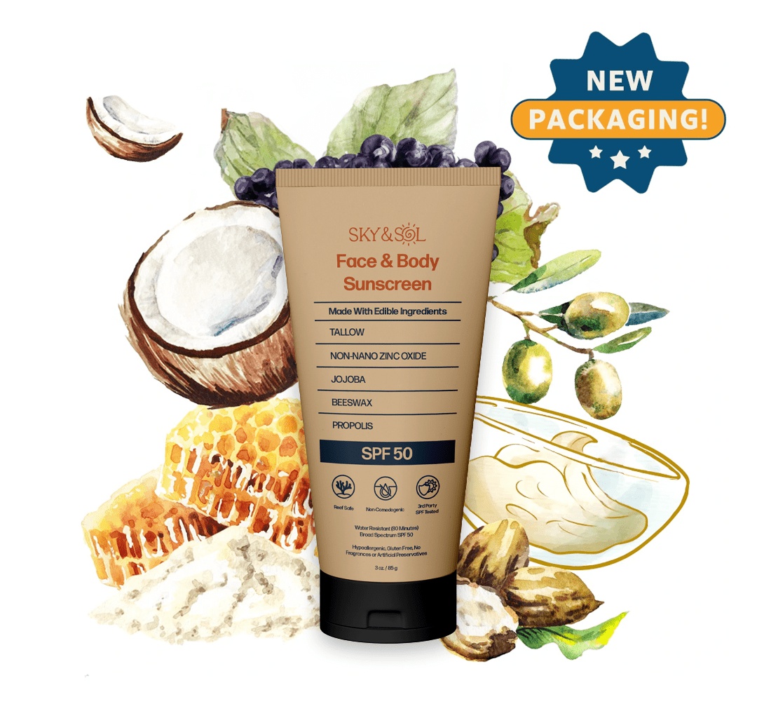 Sky and Sol Face And Body Sunscreen SPF 50 (int)