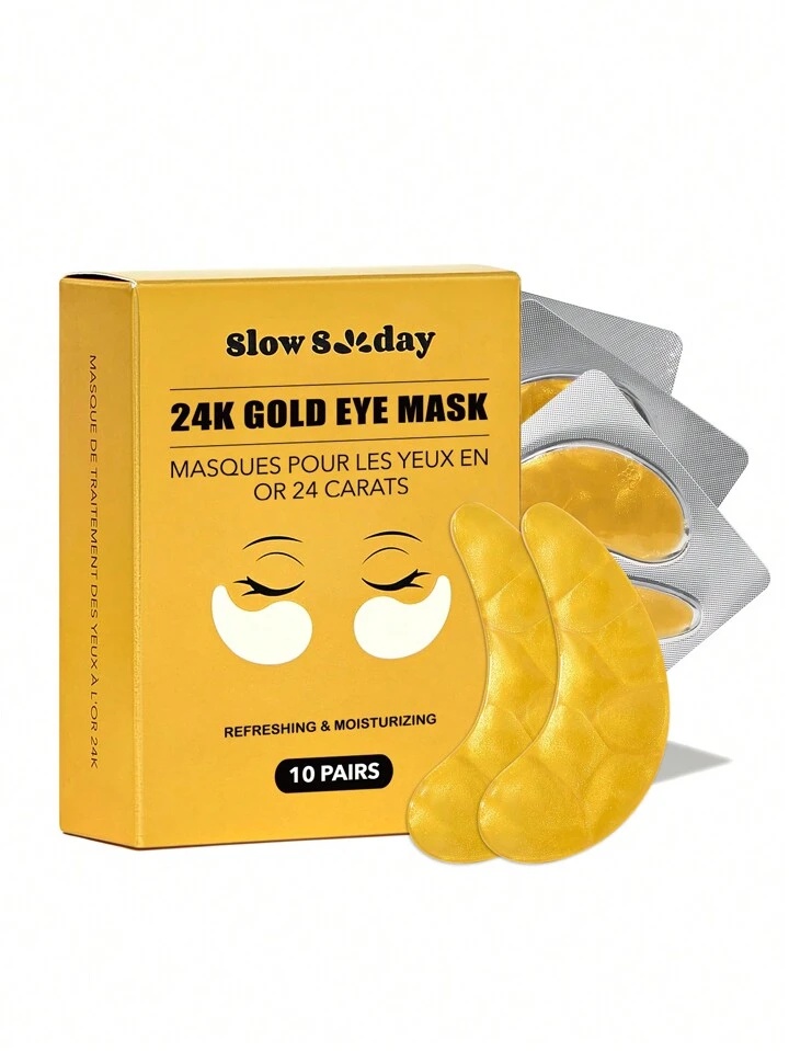 Slow Sunday 24K Gold Eye Mask