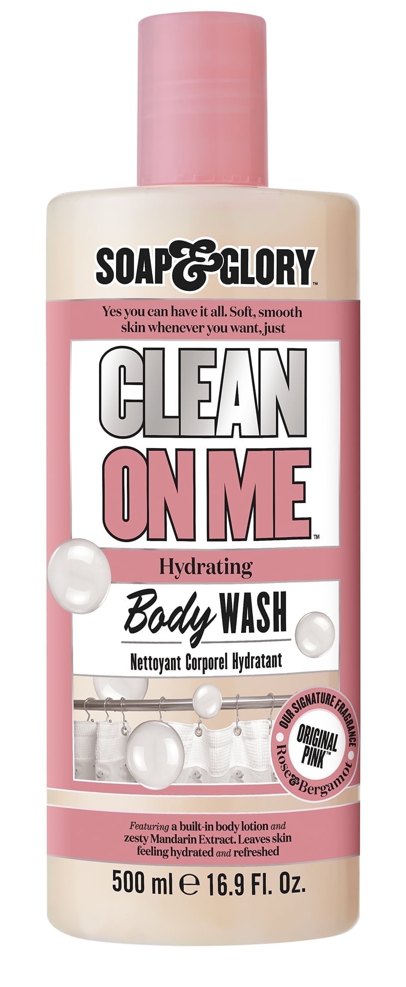 Soap & Glory Clean On Me Body Wash Original Pink Scent