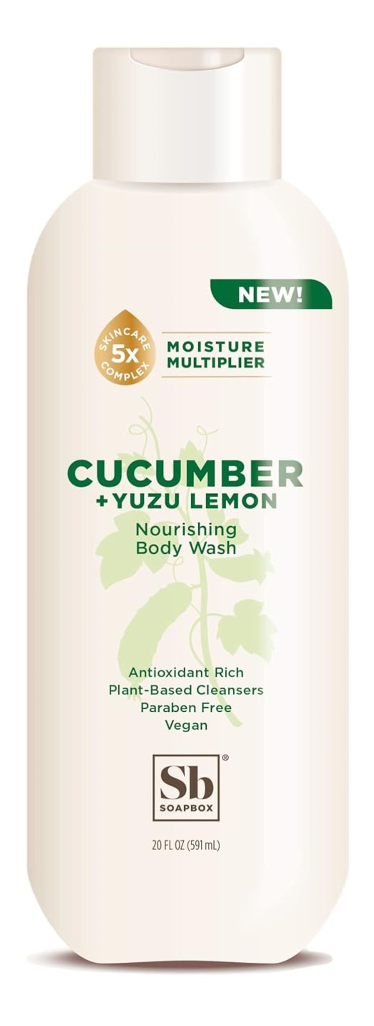 Soapbox Cucumber And Yuzu Lemon Moisture Multiplying Body Wash