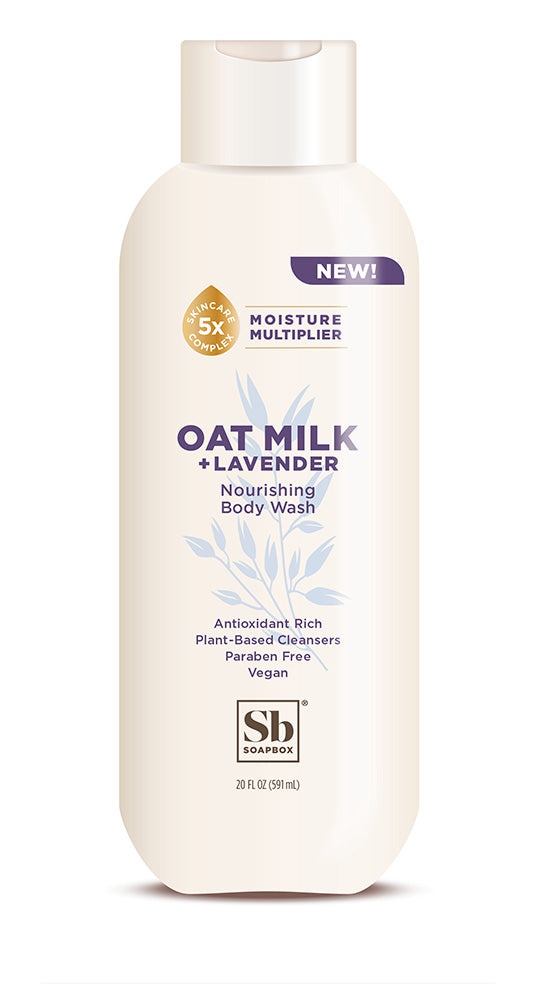 Soapbox Oatmilk And Lavender Moisture Multiplying Body Wash