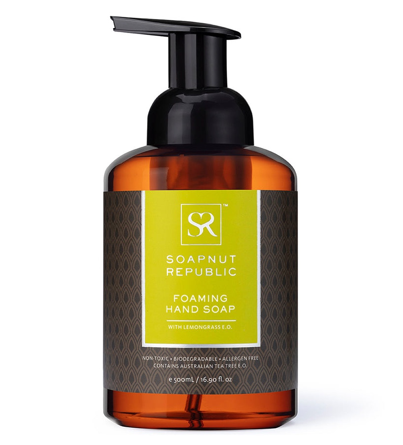 Soapnut Republic Foaming Hand Soap With Lemongrass E.o