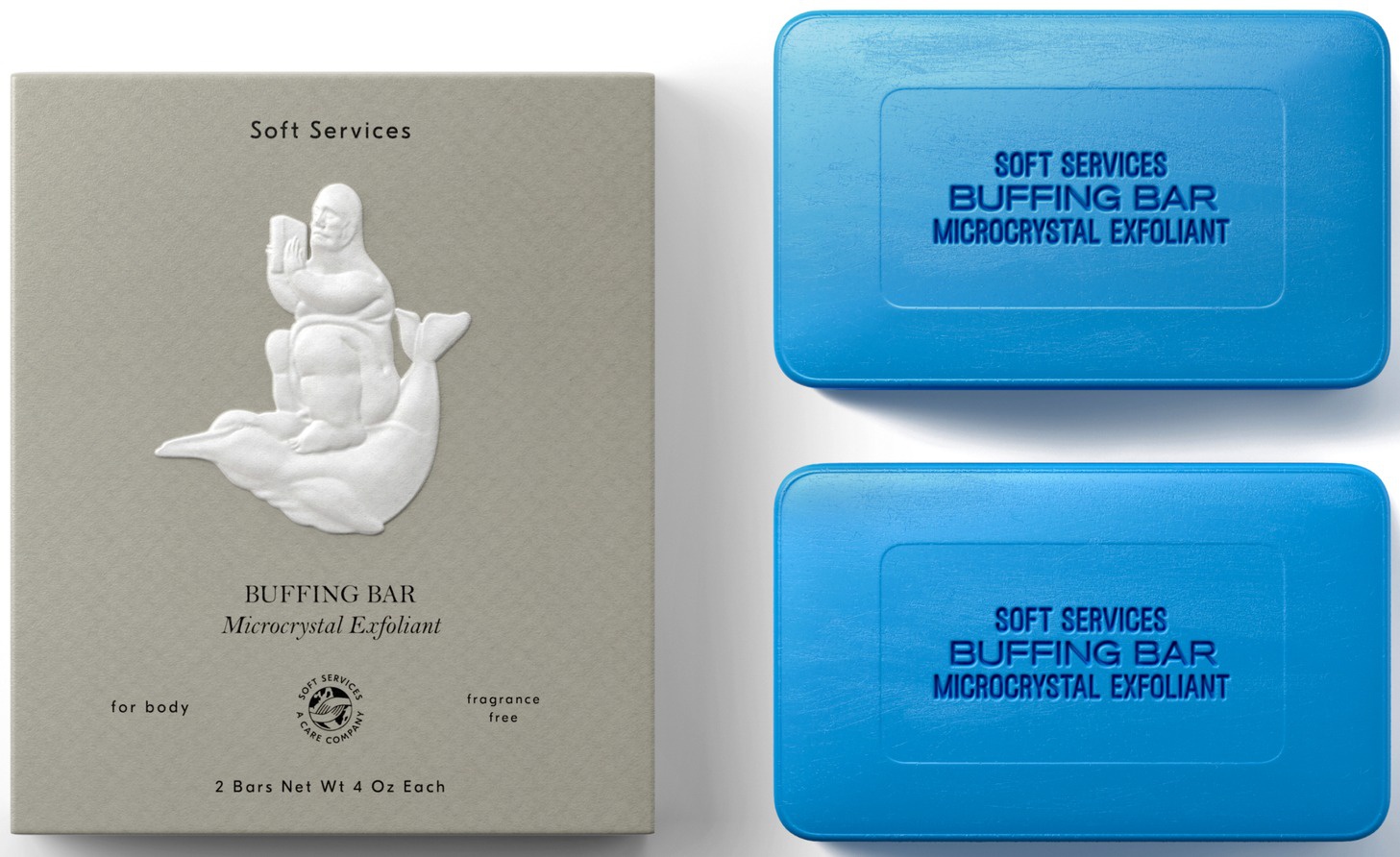 Soft Services Buffing Bar Microcrystal Exfoliant