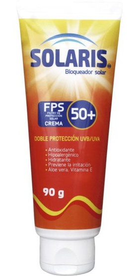Solaris FPS 50+ Bloqueador Solar Crema Adulto