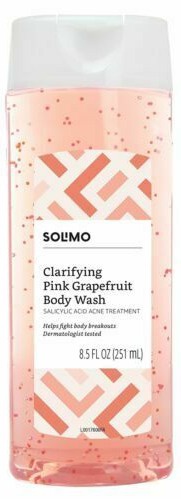 Solimo Clarifying Pink Grapefruit Body Wash