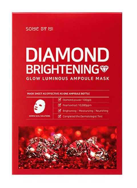 Some By Mi Diamond Brightening - Glow Iuminous Ampoule Mask