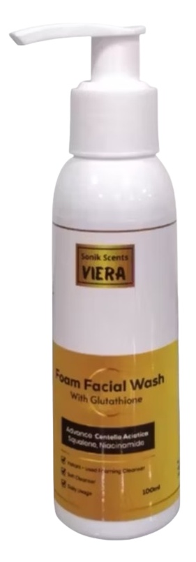 Sonik Scents Viera Foam Facial Wash With Glutathione