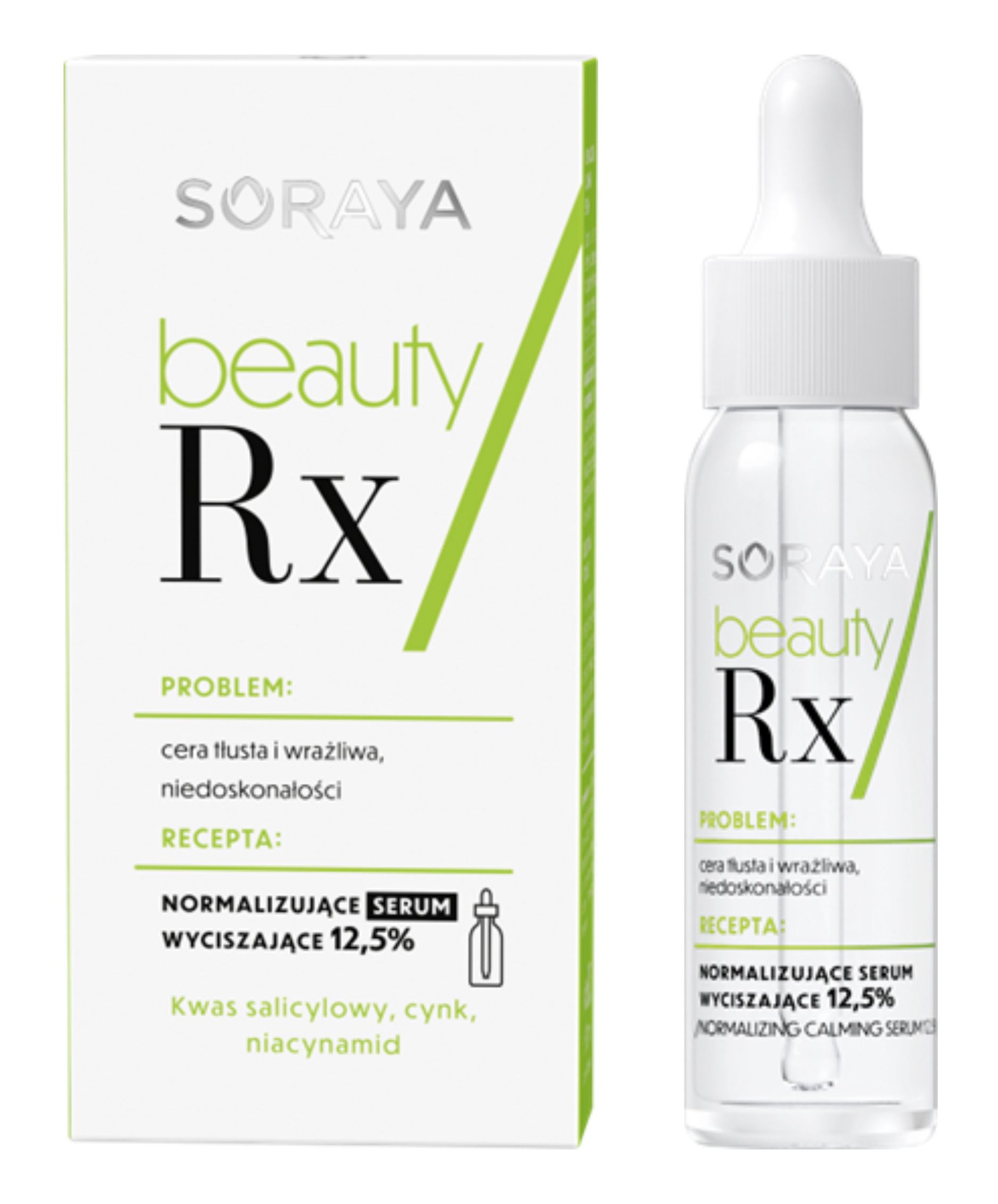 Soraya Beauty Rx Normalizujące Serum Wyciszające