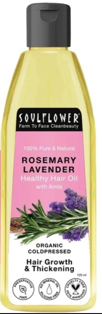 Soulflower rosemary lavender Hairoil