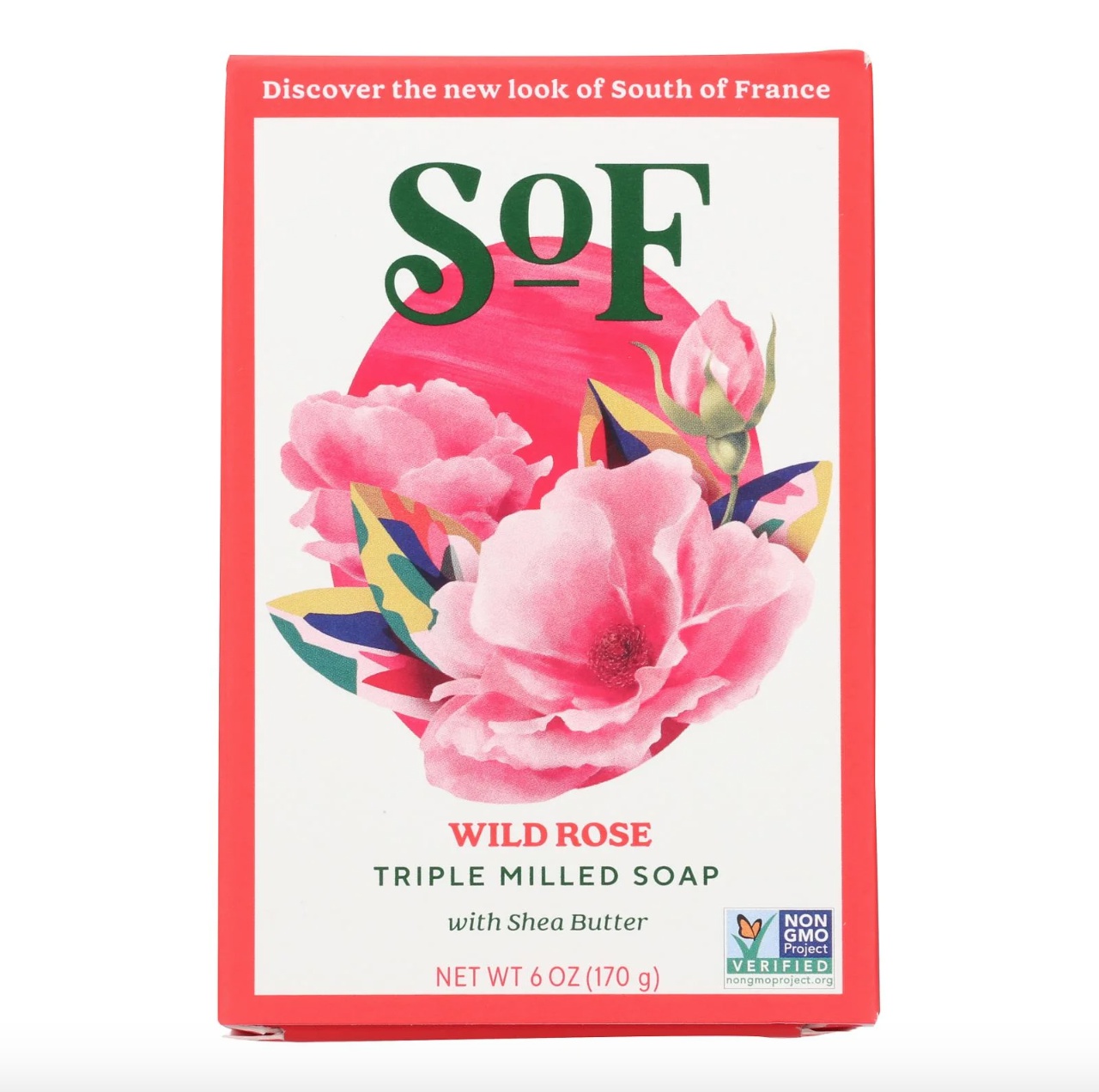 South of France Wild Rose Bar Soap