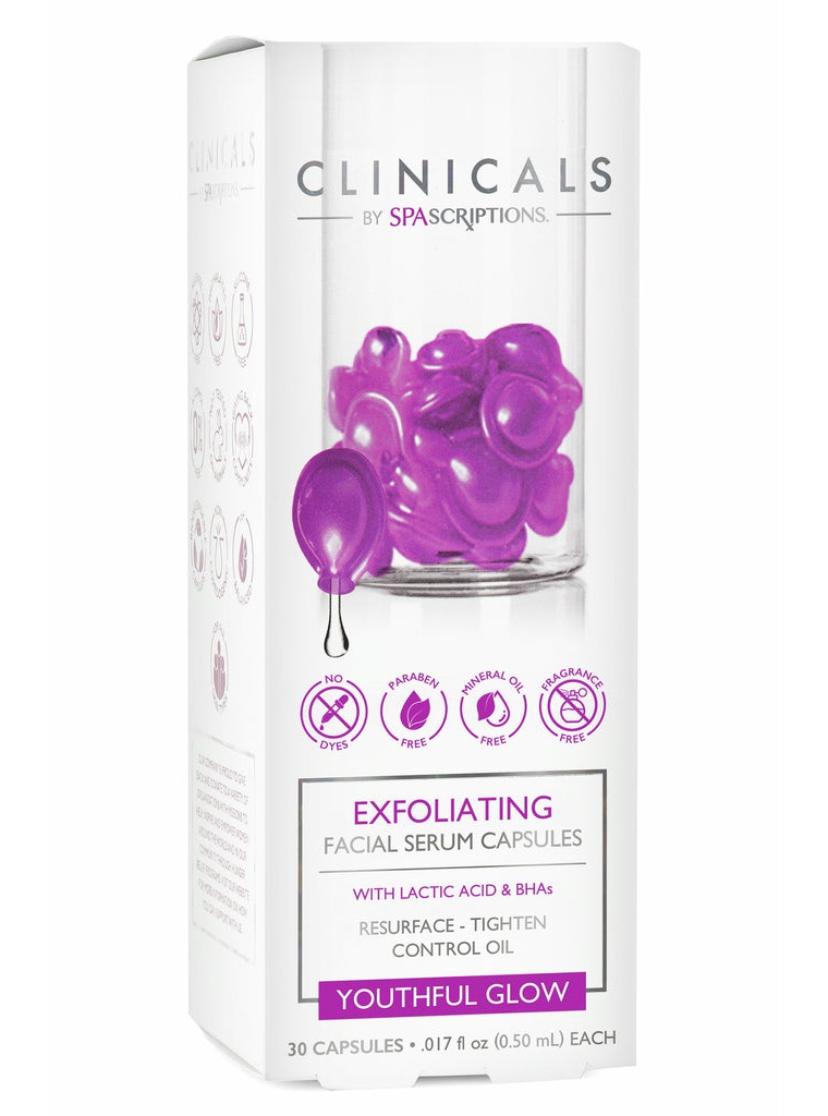Spascriptions Clinicals Exfoliating Facial Serum Capsules
