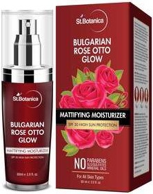 St. Botanica Bulgarian Rose Otto Glow Mattifying Moisturizer SPF30