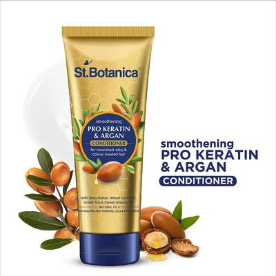St. Botanica Smoothening Pro Keratin & Argan Oil Conditioner For Smooth, Silky & Shiny Hair