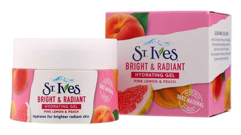 St Ives Bright And Radiant Hydrating Gel Pink Lemon And Peach