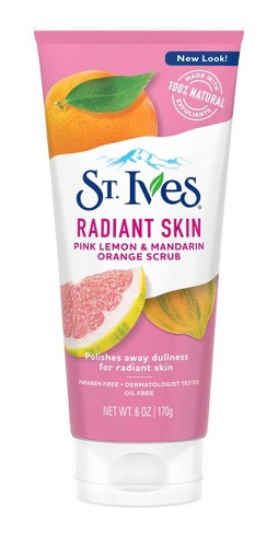St Ives pink lemon and mandarin orange scrub