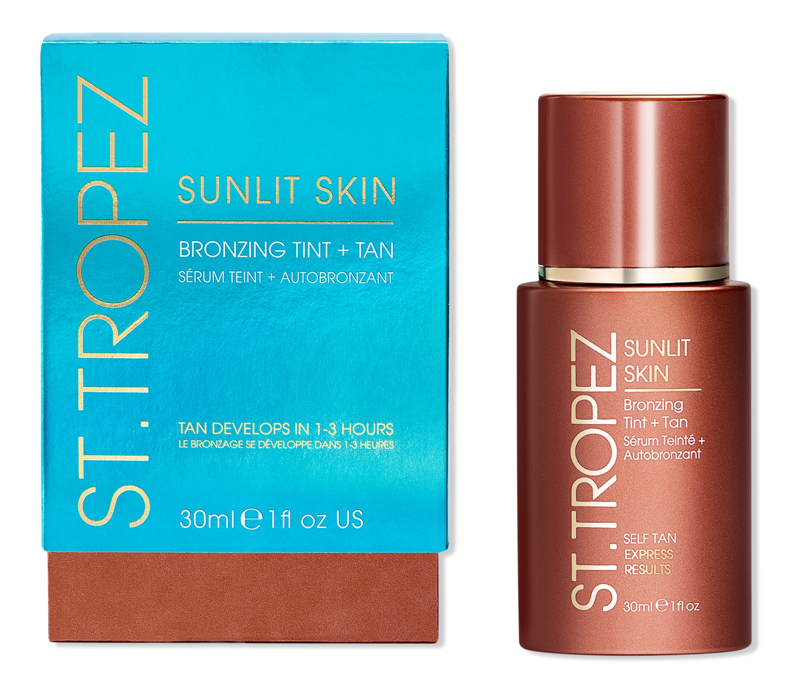St. Tropez Sunlit Skin Bronzing Tint And Self Tan Face Serum