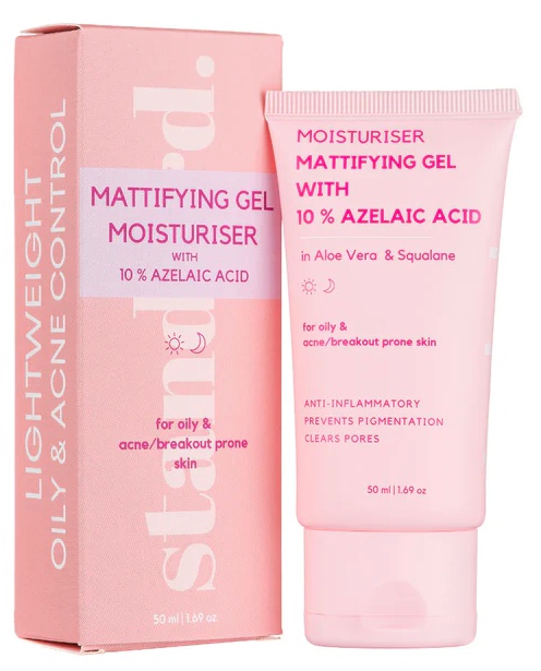 Standard Beauty Mattifying Gel Moisturiser With 10% Azelaic Acid