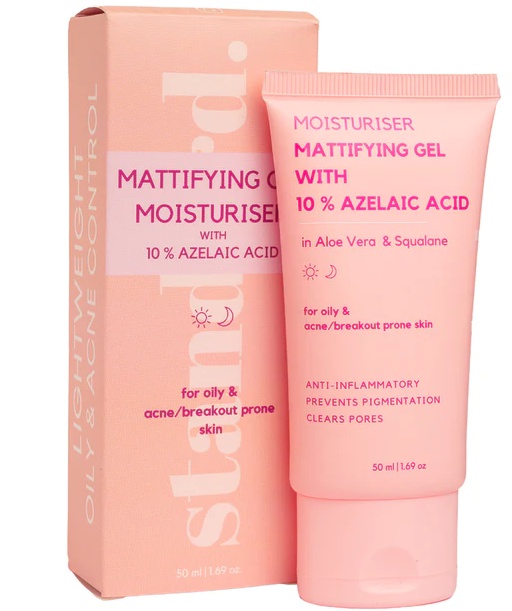 Standard Beauty Mattifying Gel Moisturizer With 10% Azelaic Acid