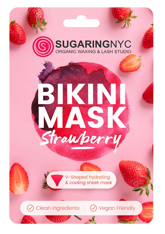 Sugaring NYC V Shaped Cooling Gel Sheet Mask In Strawberry