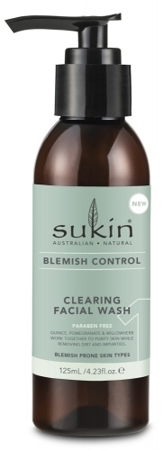 Sukin Clearing Cleanser Blemish Wash