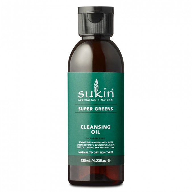 Sukin Super Greens Cleansing Oil