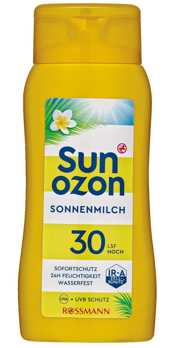 Sun Ozon Sonnenmilch LSF 30