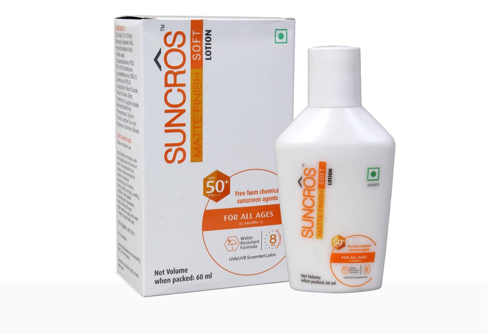 Sun Pharmaceutical Industries Ltd Suncros Matte Finish Soft SPF 50+ Sunscreen Pa+++