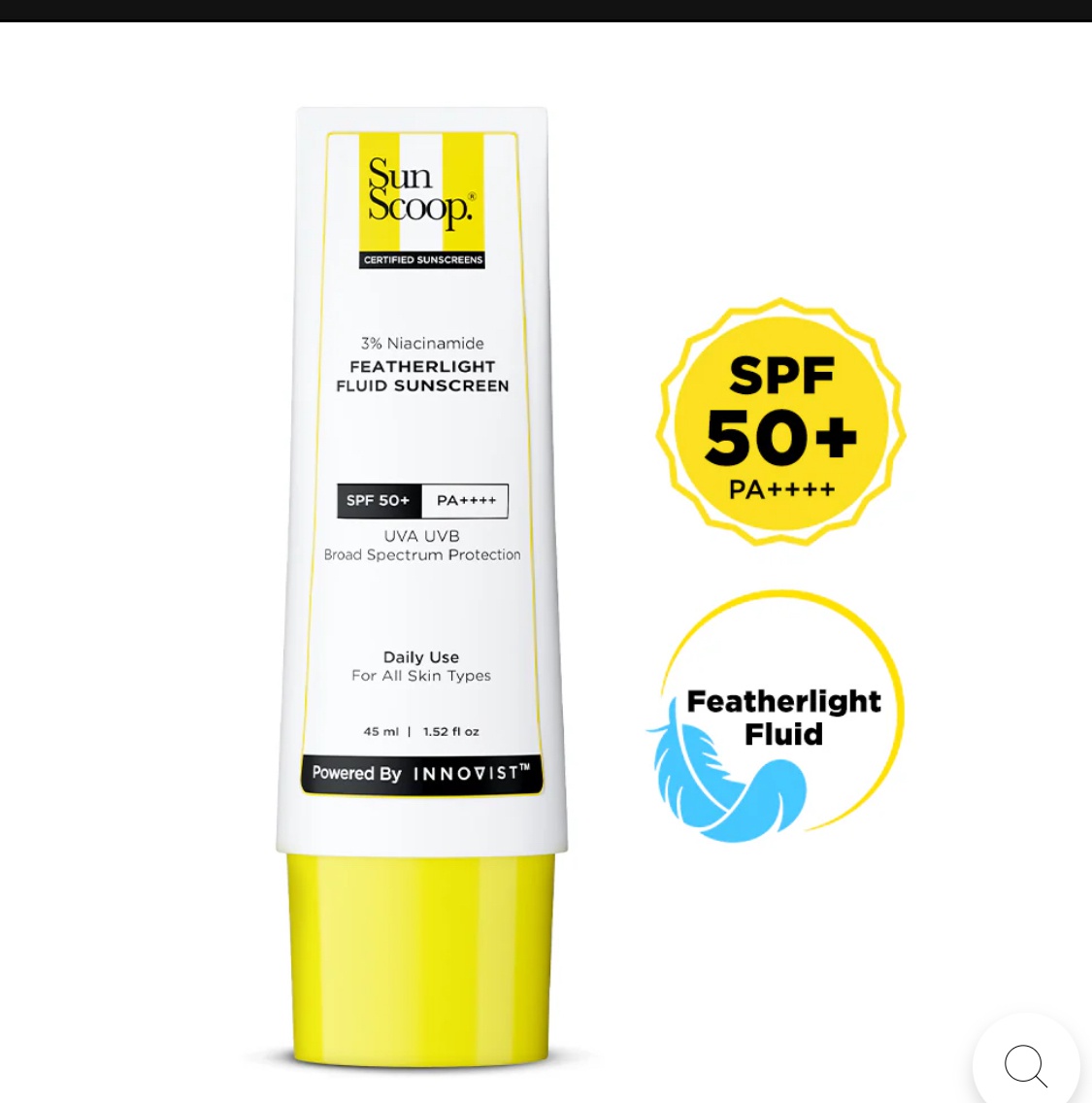 Sun Scoop Featherlight Fluid Sunscreen