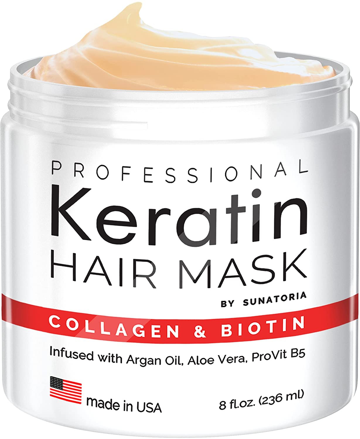 Sunatoria Professional Keratin Hair Mask: Collagen & Biotin