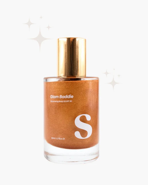Sundae Glam Baddie Shimmering Body Oil SPF 30