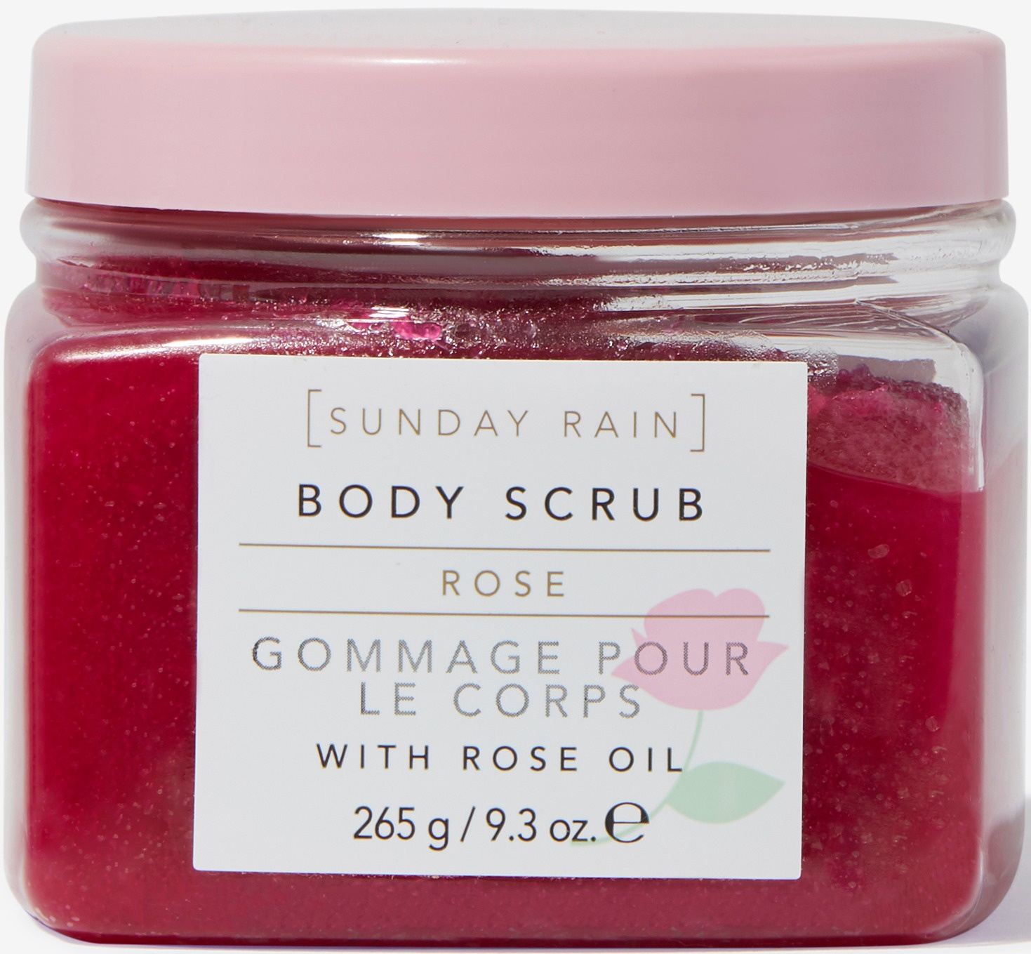 Sunday Rain Rose Body Scrub