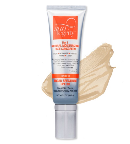 Suntegrity "5 In 1" Natural Moisturizing Face Sunscreen, Broad Spectrum Spf 30