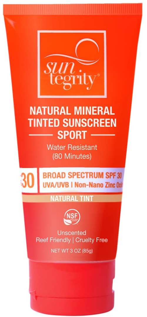 Suntegrity Natural Mineral Tinted Sunscreen - Sport