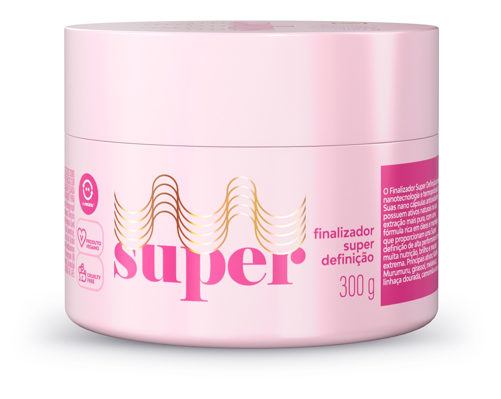 Super Cacheada Finalizador Super Definição 300g - Super Cacheada