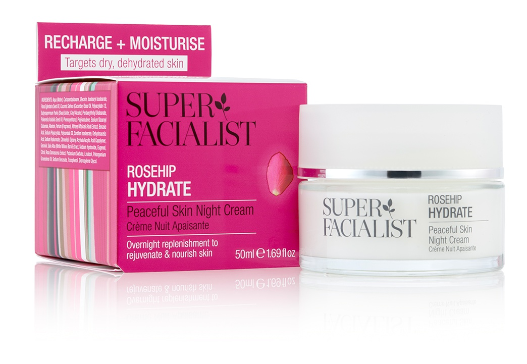 Super Facialist Rosehip Hydrate - Peaceful Skin Night Cream