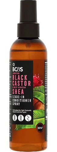 Superdrug Black Castor Shea Leave In Conditioning Spray