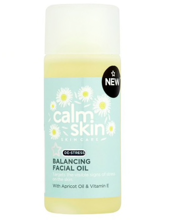 Superdrug Calm Skin De-Stress Balancing Facial Oil