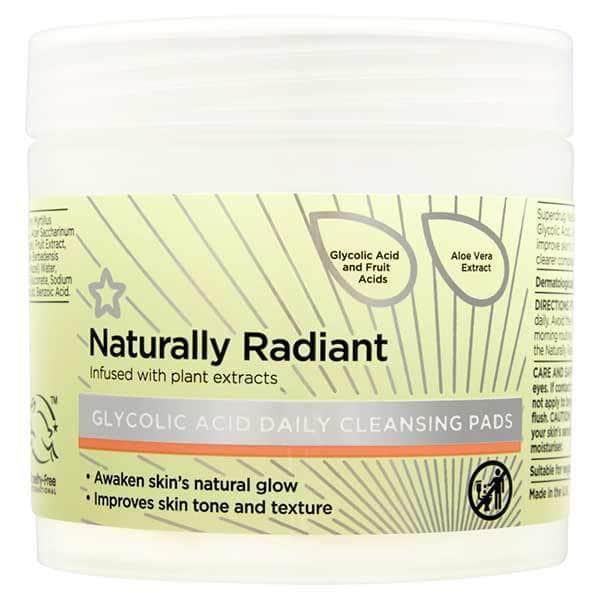 Superdrug Naturally Radiant Glycolic Acid Pads