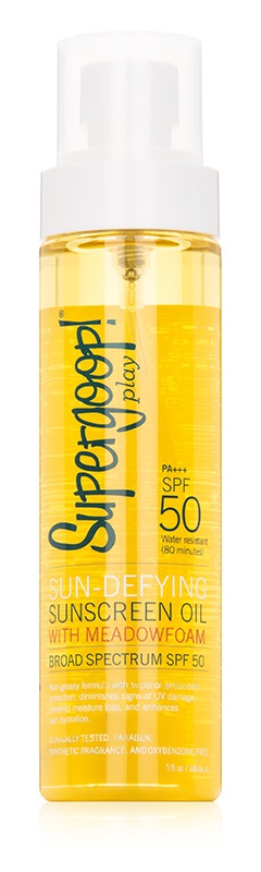 Supergoop! Sun-Defying Sunscreen Oil With Meadowfoam
