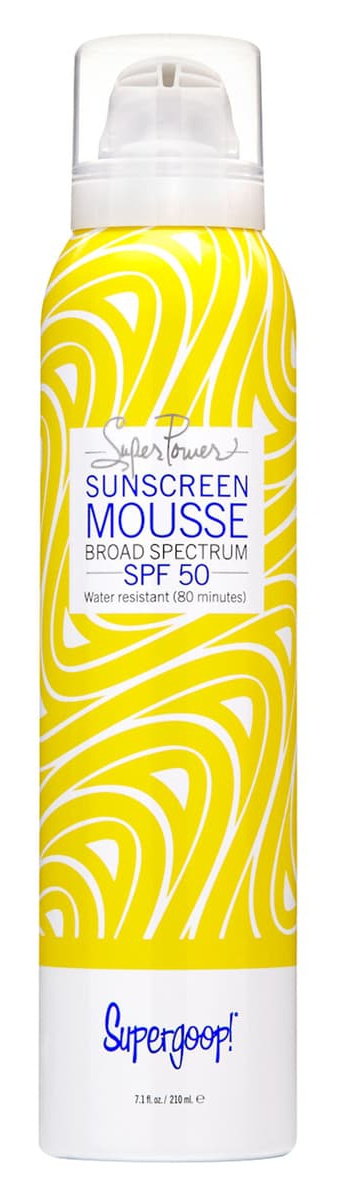 Supergoop! Super Power Sunscreen Mousse Broad Spectrum Spf 50