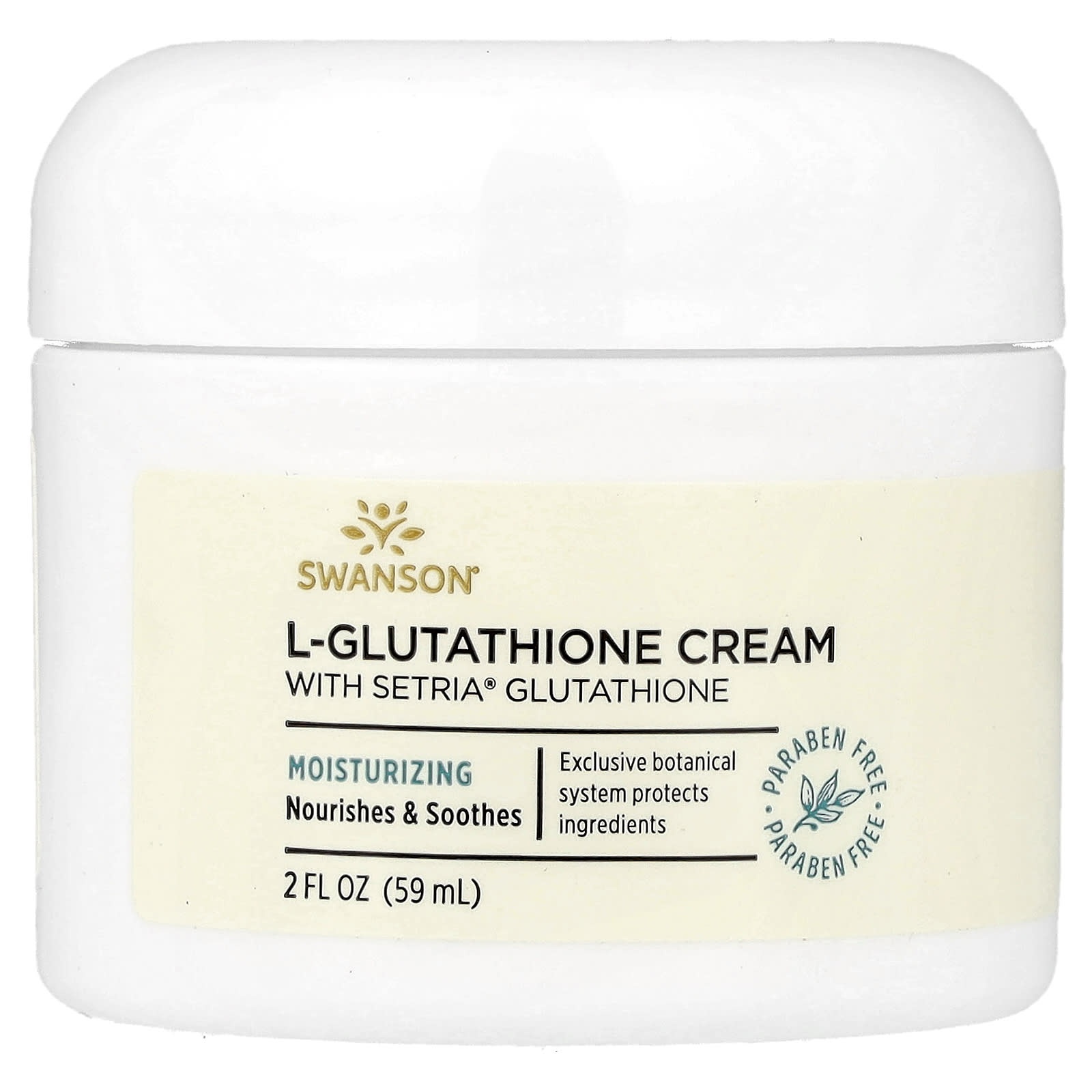 Swanson L-glutathione Cream With Setria® Glutathione