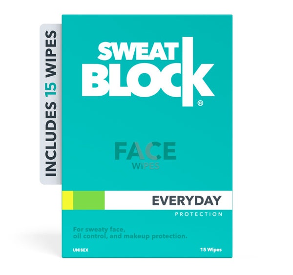 Sweatblock Face Antiperspirant Wipes