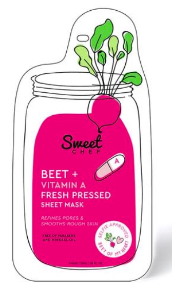 Sweet Chef Beet + Vitamin A Fresh Pressed Sheet Mask