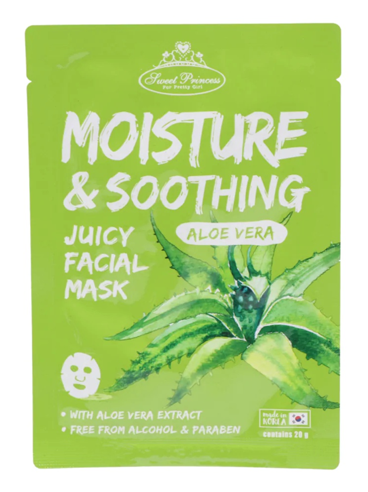 Sweet Princess Moisture & Soothing Aloe Vera | Juicy Facial Mask