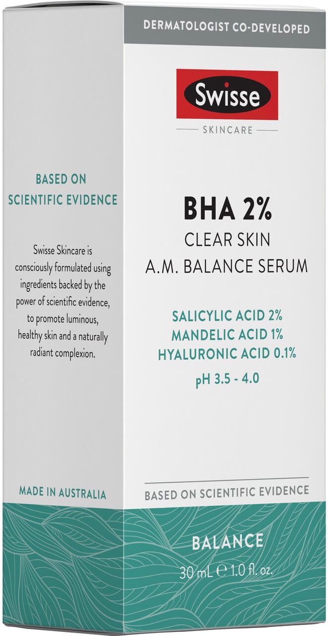 Swisse Skincare BHA 2% Clear Skin Am Balance Serum