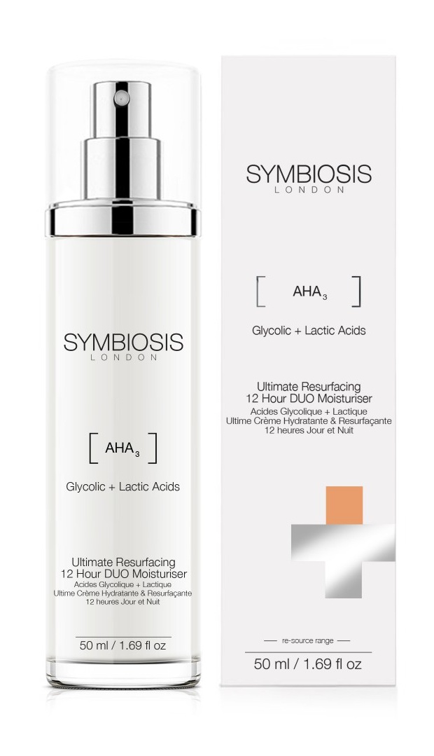 Symbiosis London Glycolic + Lactic Acids - Ultimate Resurfacing 12 Hour Duo Moisturiser