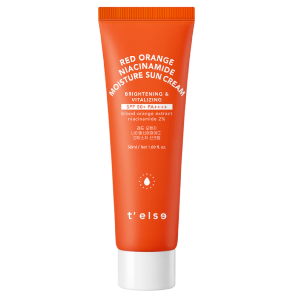 T'else Red Orange Niacinamide Moisture Sun Cream