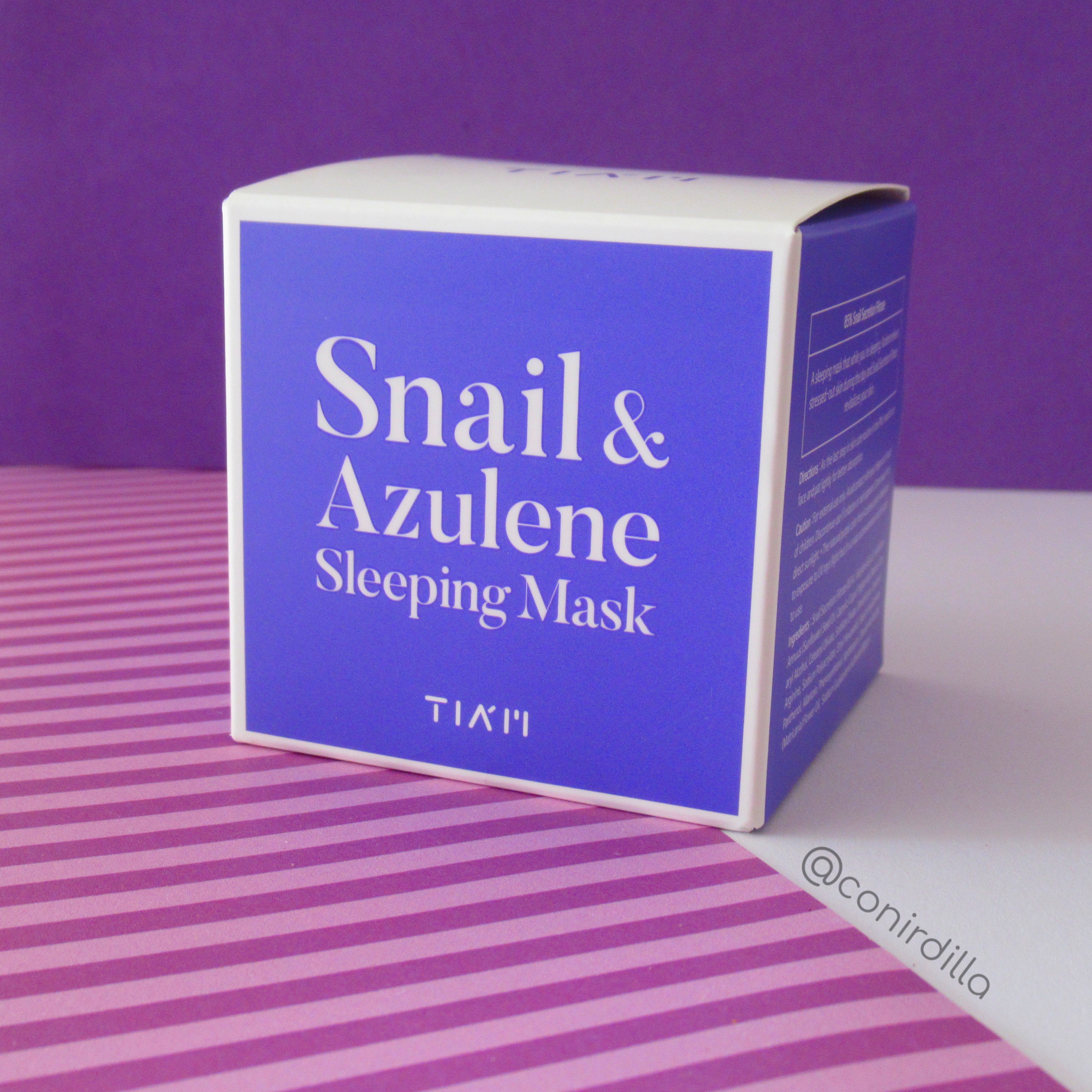 TIA'M Snail & Azulene Sleeping Mask