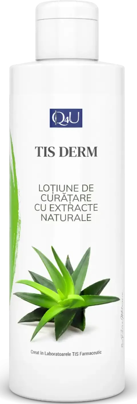 TIS farmaceutic Q4U Lotiune Curatare Fata Cu Extracte Naturale