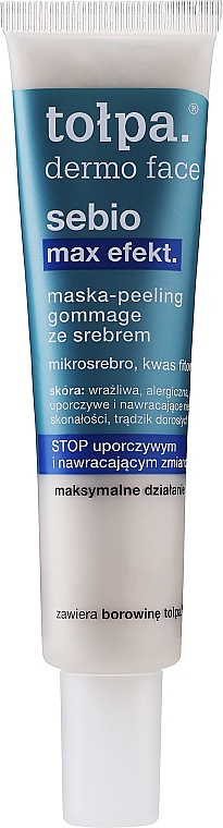 TOŁPA Dermo Face Sebio Max Efect Peeling Scrub Mask